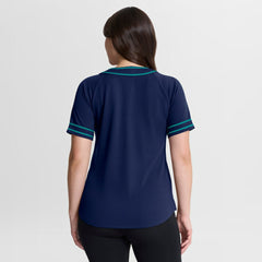 Seattle Mariners Fanatics Women's Diva Race Ahead Raglan V-Neck T-Shirt Online