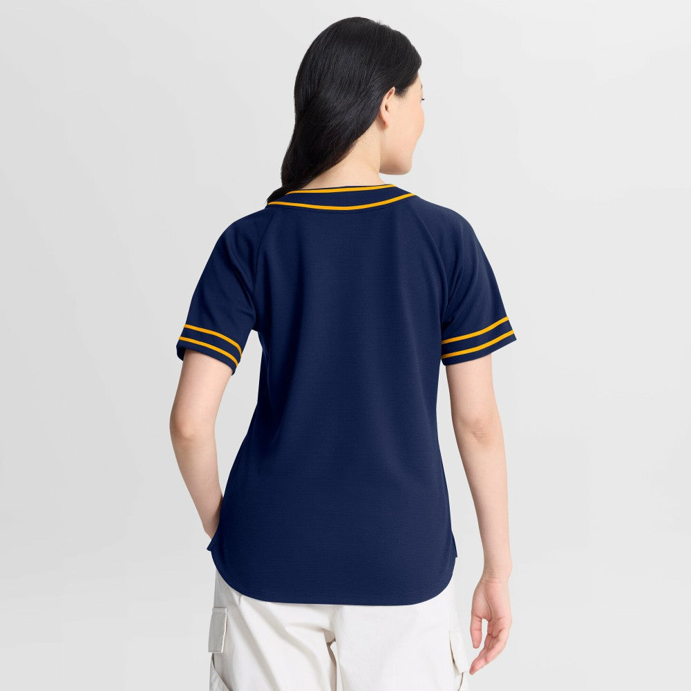 Milwaukee Brewers Fanatics Women's Diva Race Ahead Raglan V-Neck T-Shirt Discount