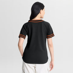 Baltimore Orioles Fanatics Women's Diva Race Ahead Raglan V-Neck T-Shirt Sale