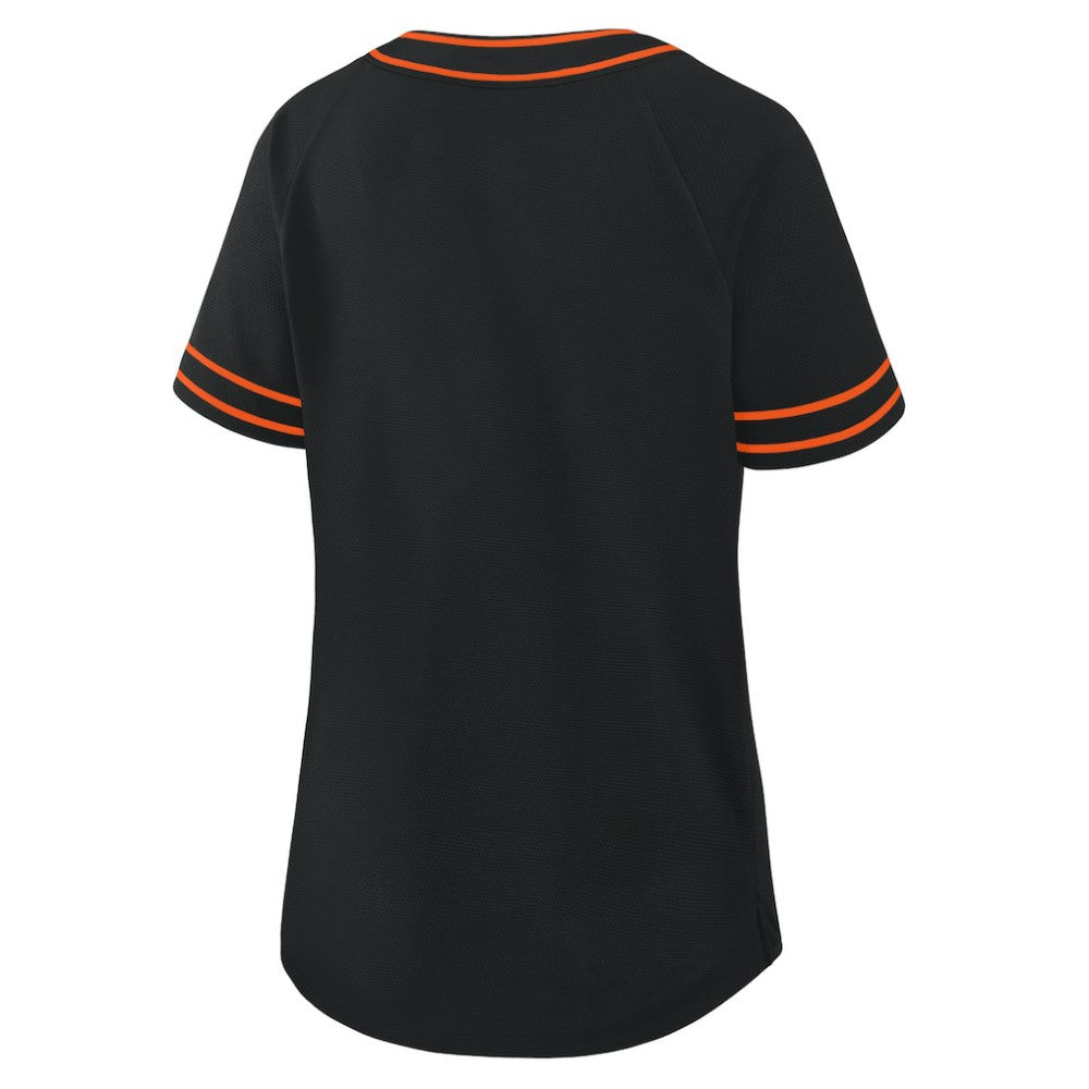 Baltimore Orioles Fanatics Women's Diva Race Ahead Raglan V-Neck T-Shirt Sale