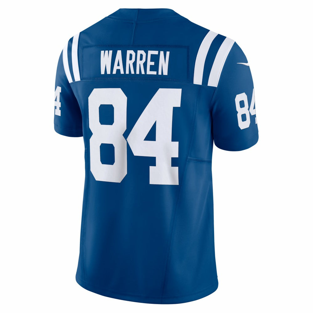 Tyler Warren Indianapolis Colts Team Vapor F.U.S.E. Limited Jersey - Royal - Nike