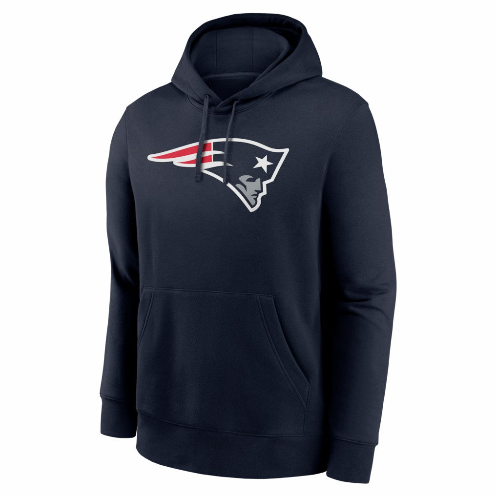 Drake Maye New England Patriots Player Name & Number Fleece Hoodie - Navy - Nike