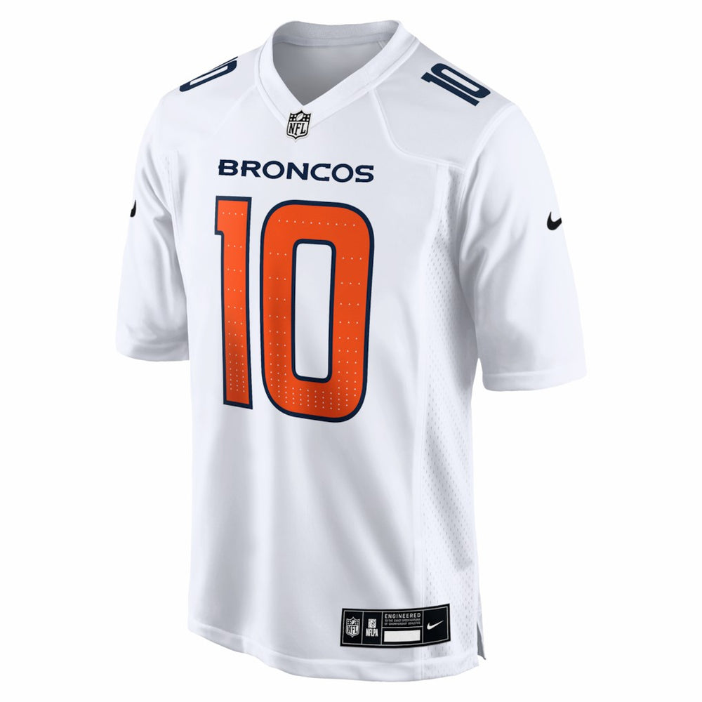 Bo Nix Denver Broncos Tundra Fashion Game Jersey - White - Nike