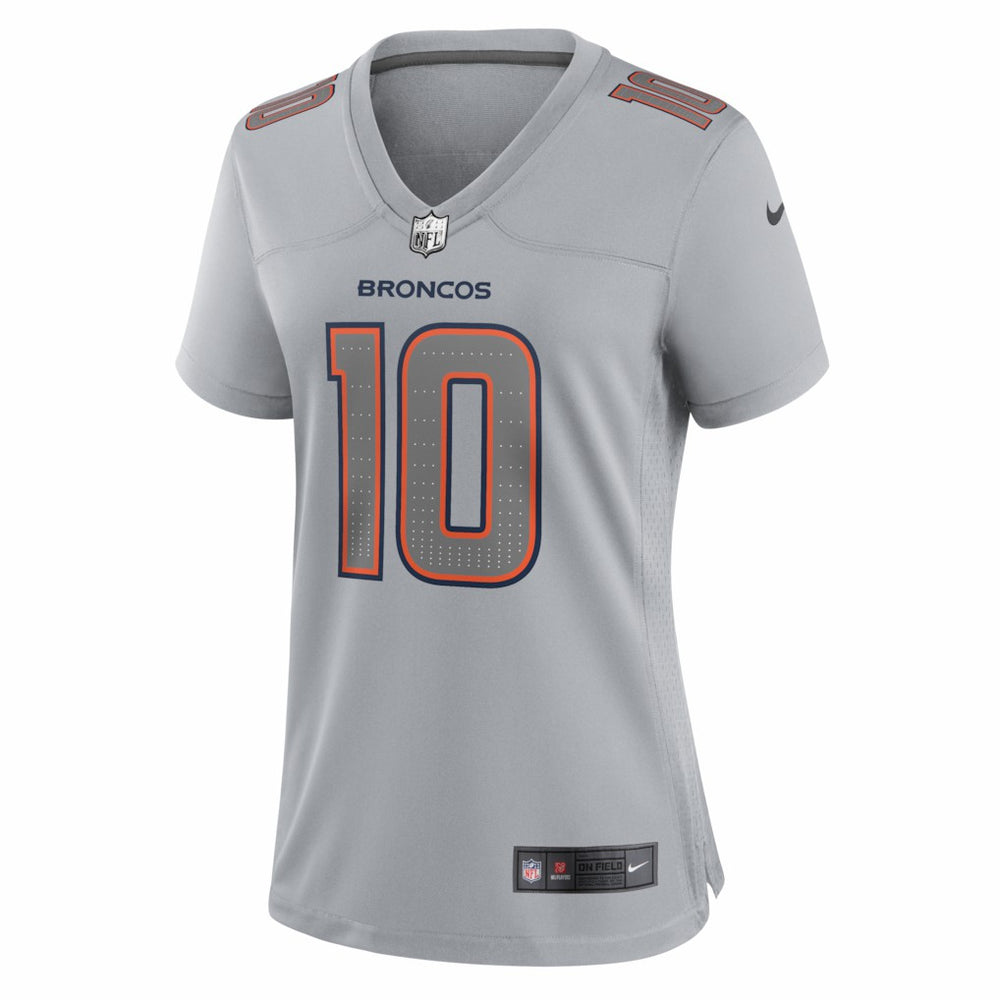 Bo Nix Denver Broncos Women's Fashion Atmosphere Fashion Game Jersey - Gray - Nike
