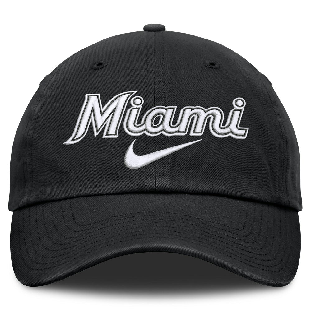 Miami Marlins Nike Primetime Club Adjustable Hat for sale