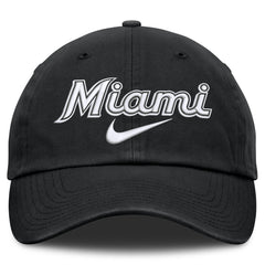 Miami Marlins Nike Primetime Club Adjustable Hat for sale