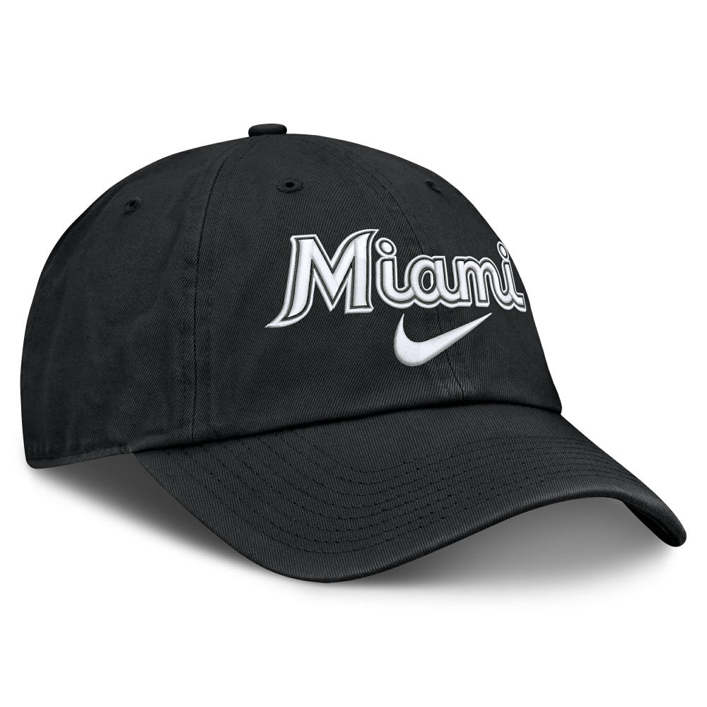 Miami Marlins Nike Primetime Club Adjustable Hat for sale