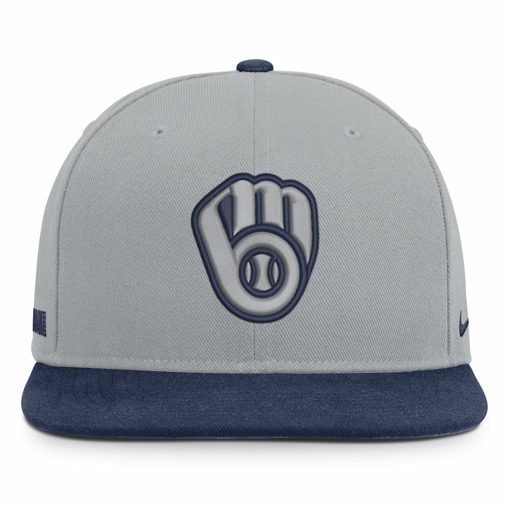 Milwaukee Brewers Nike Primetime Pro Dri-FIT Snapback Hat Discount