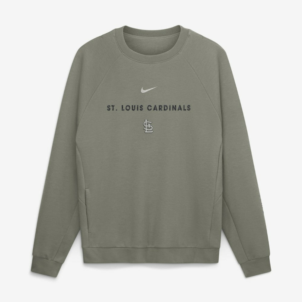 St. Louis Cardinals Nike Statement Primary Raglan Dri-FIT Sweatshirt Discount