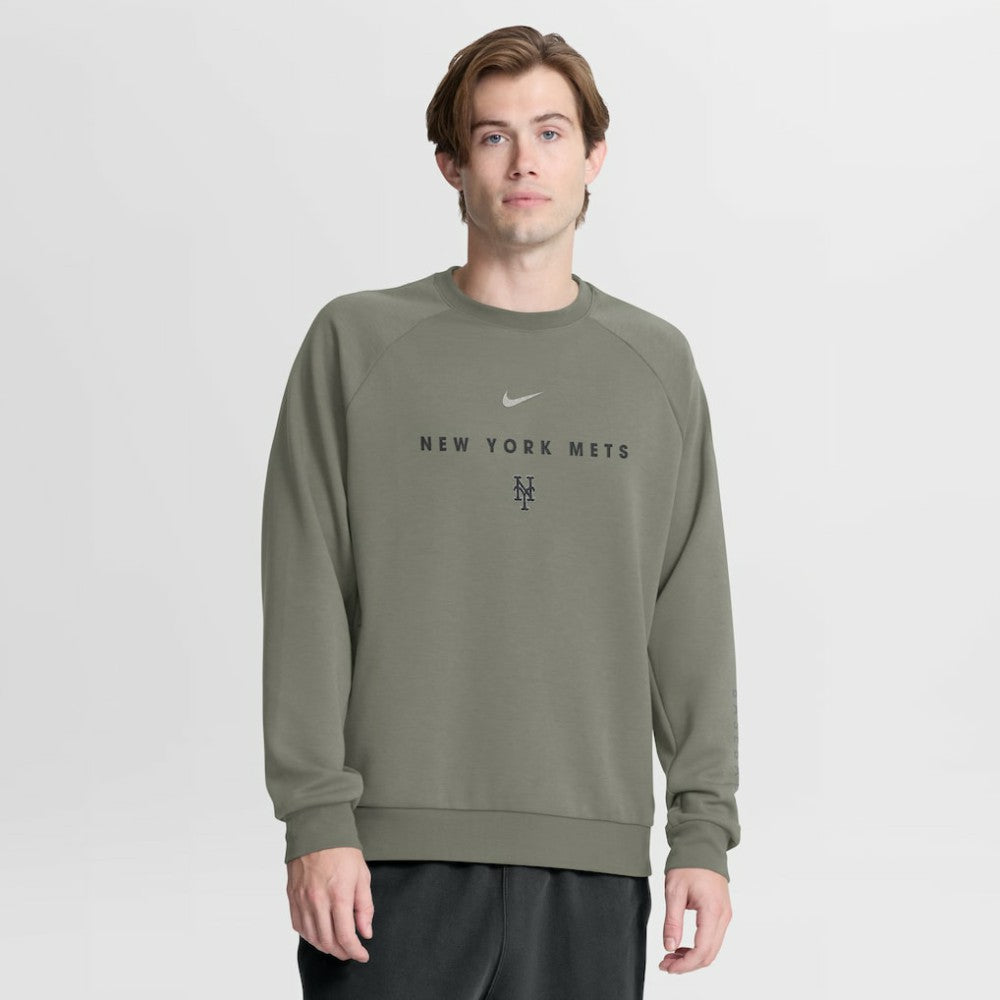 New York Mets Nike Statement Primary Raglan Dri-FIT Sweatshirt Sale
