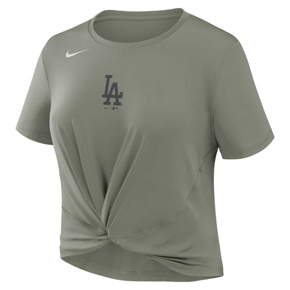 Los Angeles Dodgers Nike Women's One Twist Dri-FIT Cropped T-Shirt Sale