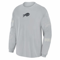 Buffalo Bills Oversized Type Play Long Sleeve T-Shirt - Gray - Fanatics