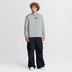 Pittsburgh Steelers Oversized Type Play Long Sleeve T-Shirt - Gray - Fanatics