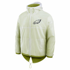 Philadelphia Eagles Type Play Down Full-Zip Jacket - White - Fanatics
