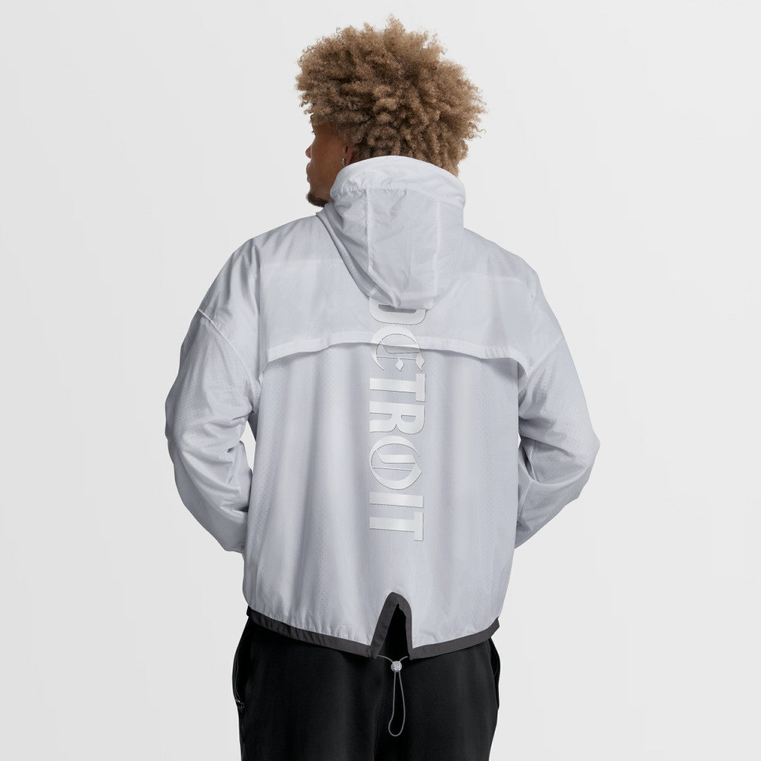 Detroit Lions Type Play Down Full-Zip Jacket - White - Fanatics