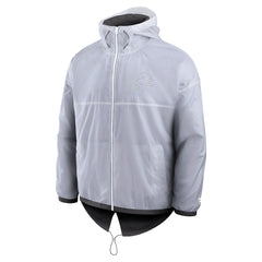 Detroit Lions Type Play Down Full-Zip Jacket - White - Fanatics