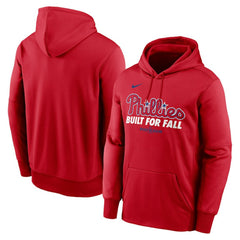 Philadelphia Phillies Nike 2025 MLB Postseason Authentic Collection Therma Fleece Hoodie Sale