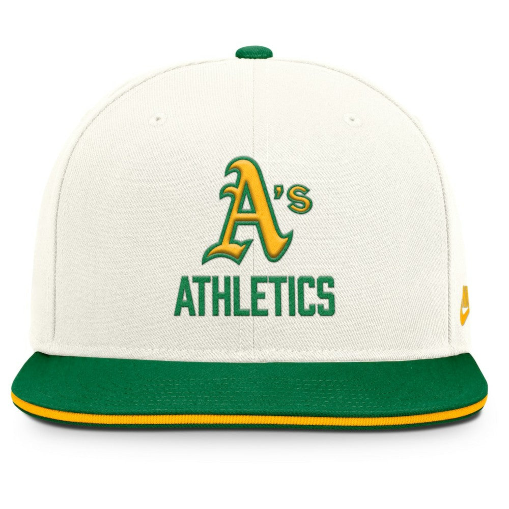 Athletics Nike Cooperstown Pro Dri-FIT Snapback Hat Sale