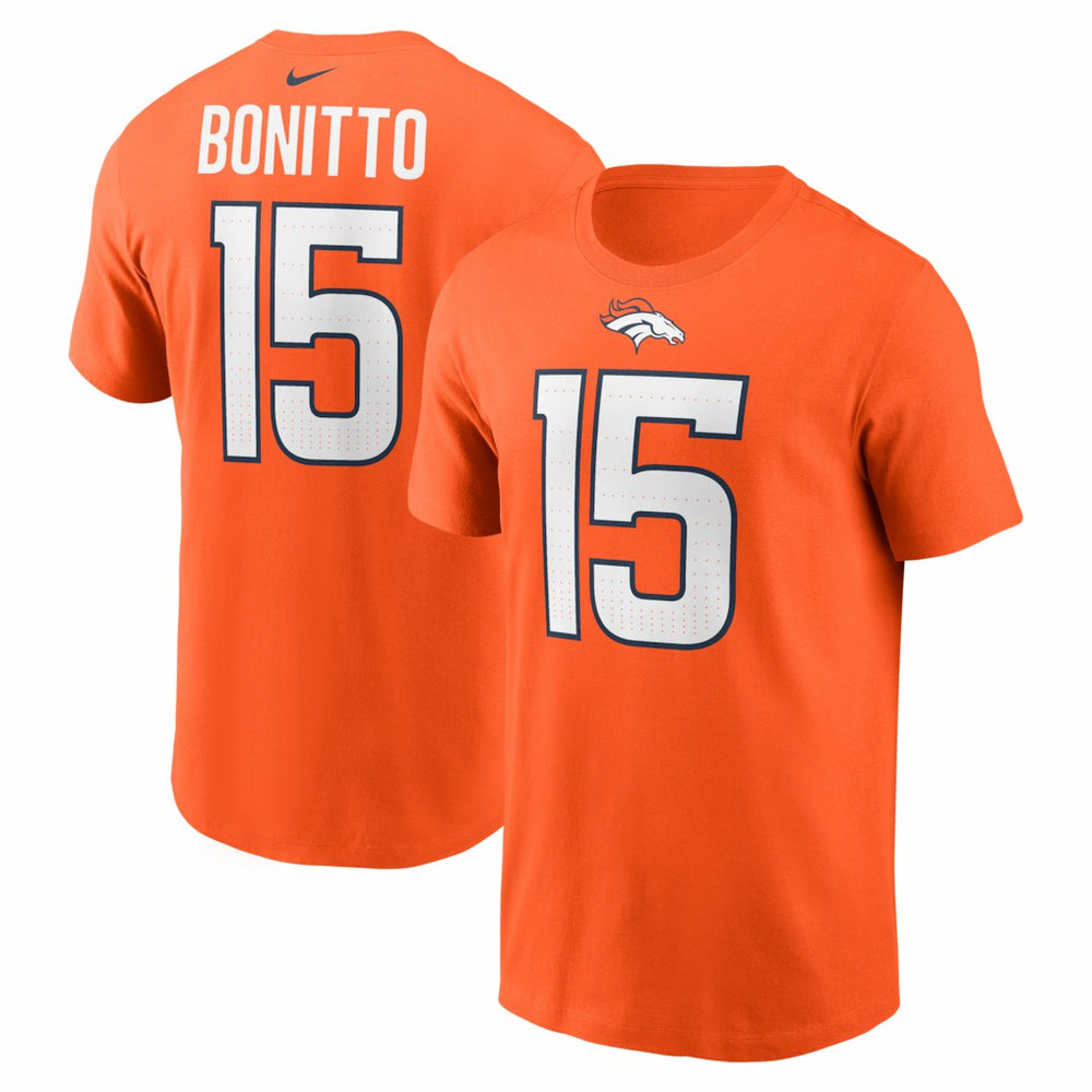 Nik Bonitto Denver Broncos Player Name & Number T-Shirt - Orange - Nike