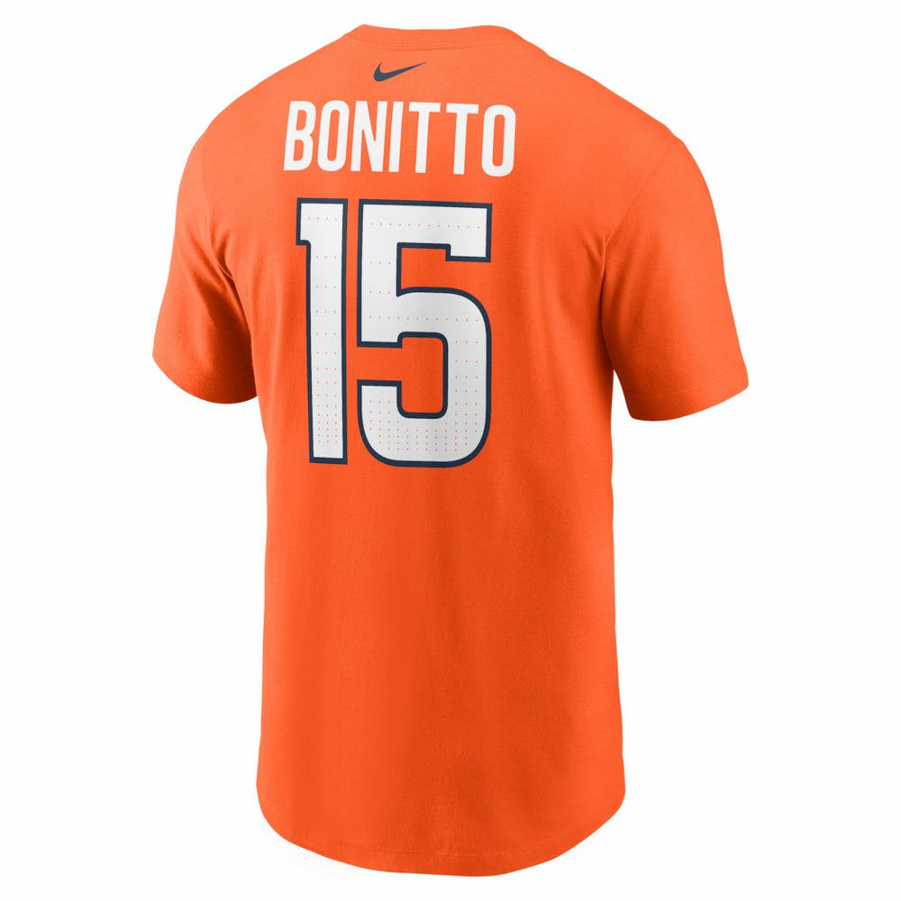 Nik Bonitto Denver Broncos Player Name & Number T-Shirt - Orange - Nike