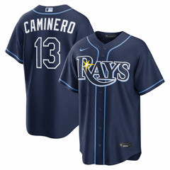 Junior Caminero Tampa Bay Rays Nike Road Replica Jersey Discount