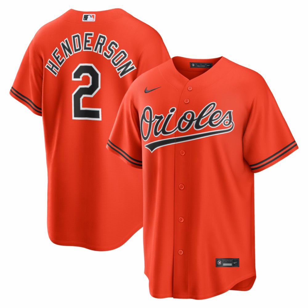 Gunnar Henderson Baltimore Orioles Nike Alternate 2 Replica Jersey Discount