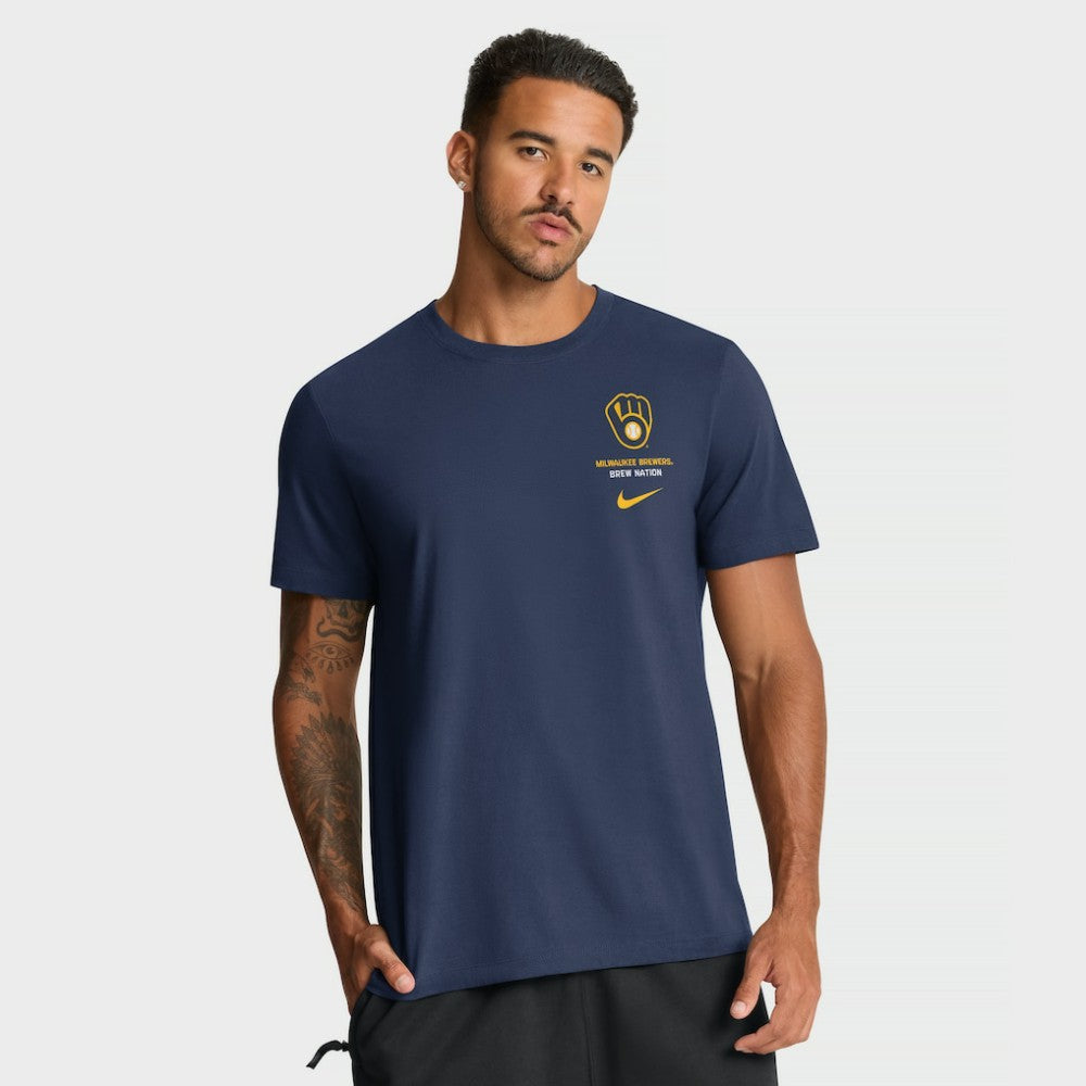 Milwaukee Brewers Nike Primetime 2-Hit T-Shirt Discount