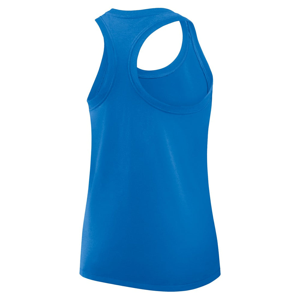 Detroit Lions Women's Hurry Up Tri-Blend Dri-FIT Tank Top - Blue - Nike