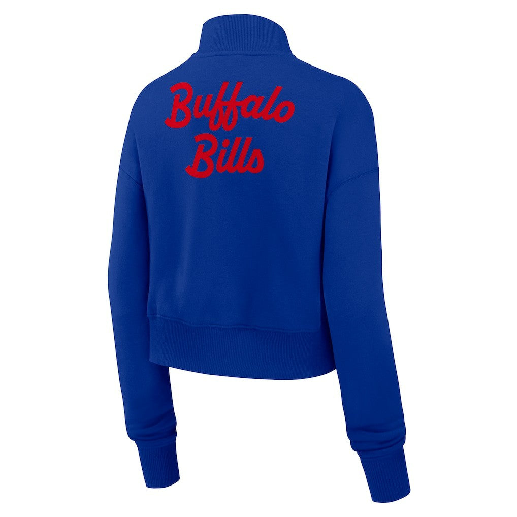 Buffalo Bills Women's Phoenix Fleece Quarter-Zip Sweatshirt - Royal - Nike