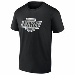 Los Angeles Kings Logo Athletic Essential T-Shirt - Black | NHL Clearance