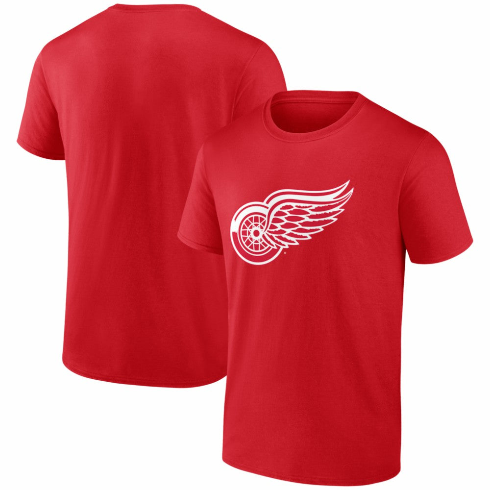 Detroit Red Wings Logo Athletic Essential T-Shirt - Red | NHL Lifestyle
