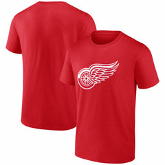 Detroit Red Wings Logo Athletic Essential T-Shirt - Red | NHL Lifestyle