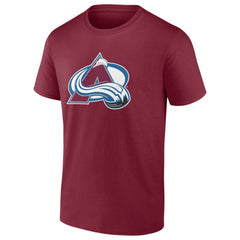 Colorado Avalanche Logo Athletic Essential T-Shirt - Burgundy | NHL near me