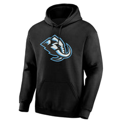 Utah Mammoth Logo Athletic Essential Hoodie - Black | NHL Clearance