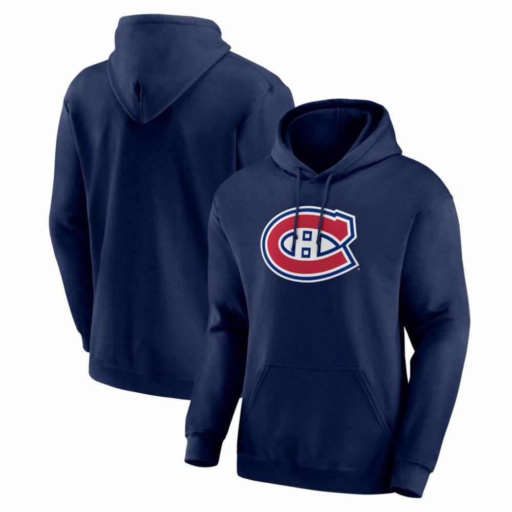 Montreal Canadiens Logo Athletic Essential Hoodie - Navy | NHL near me