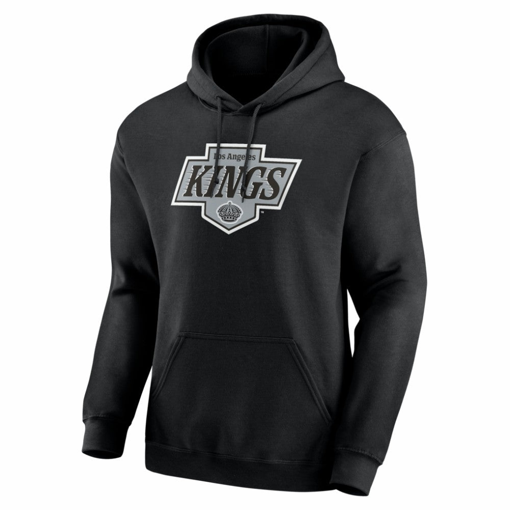 Los Angeles Kings Logo Athletic Essential Hoodie - Black | NHL Lifestyle