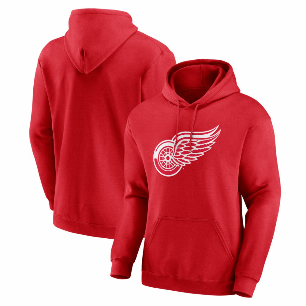 Detroit Red Wings Logo Athletic Essential Hoodie - Red | NHL discount
