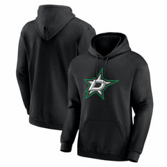 Dallas Stars Logo Athletic Essential Hoodie - Black | NHL online