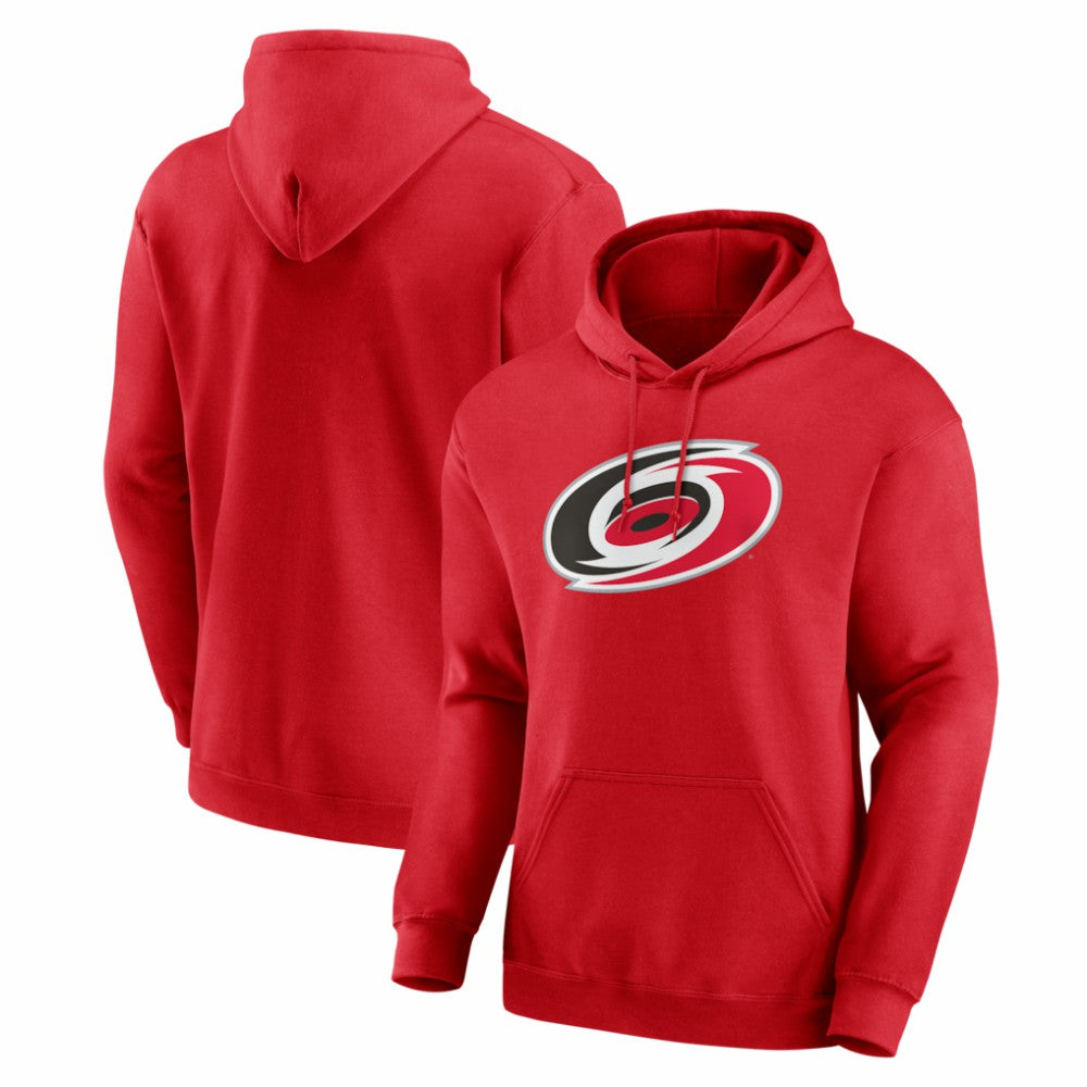 Carolina Hurricanes Logo Athletic Essential Hoodie - Red | NHL Lifestyle
