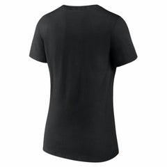 Los Angeles Kings Logo Athletic Women's Arch Victory V-Neck T-Shirt - Black | NHL near me
