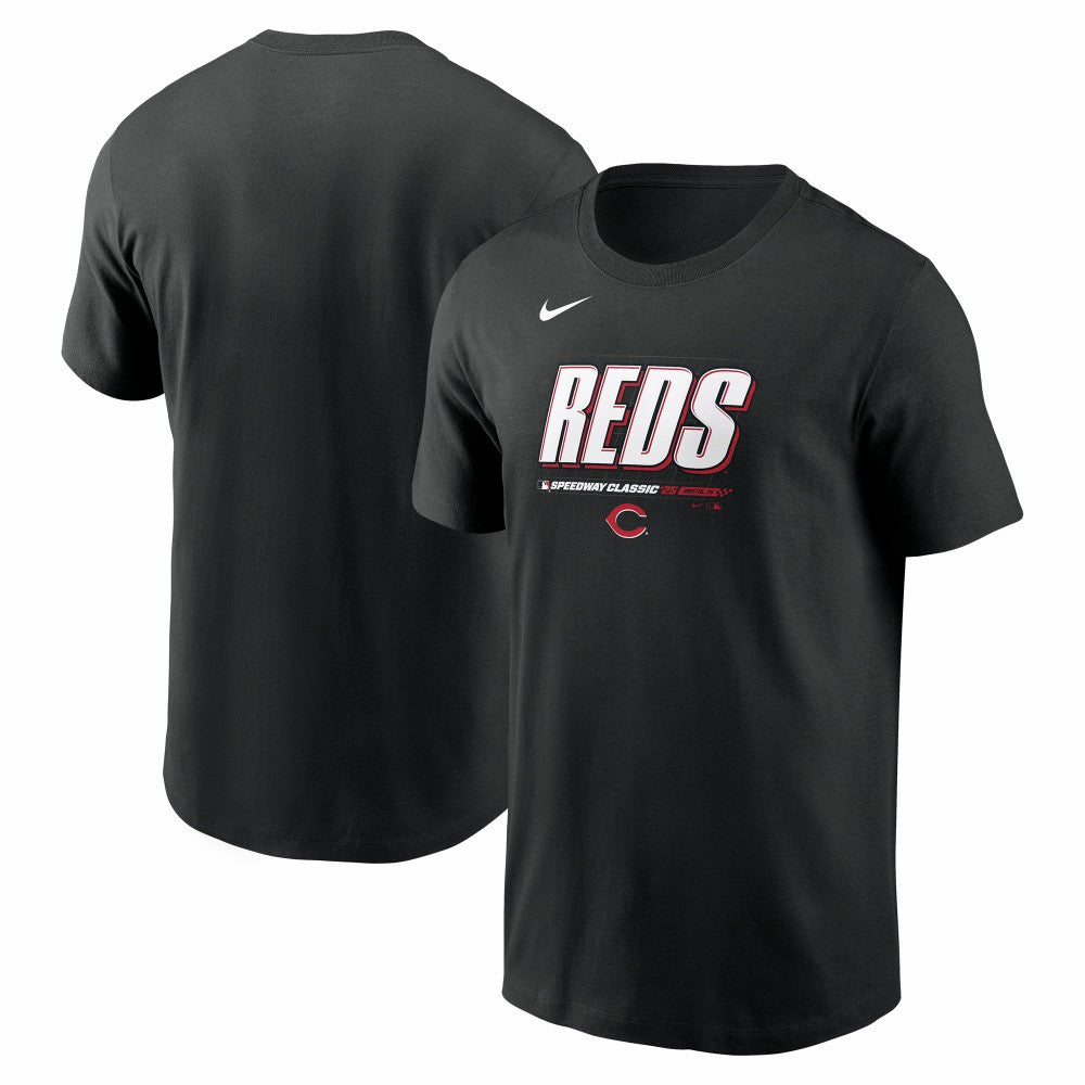Cincinnati Reds Nike 2025 MLB Speedway Classic Authentic Collection Wordmark T-Shirt Outlet