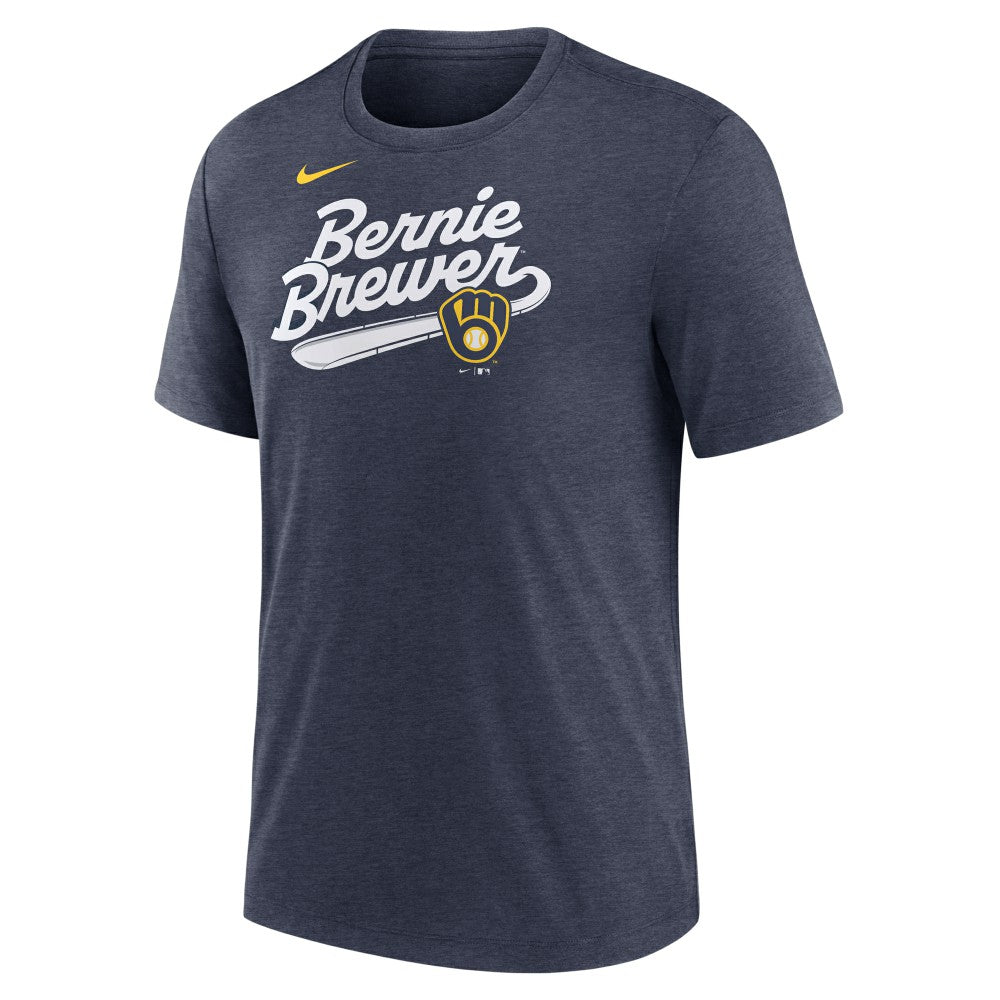 Milwaukee Brewers Nike Mascot Slide Tri-Blend T-Shirt Online