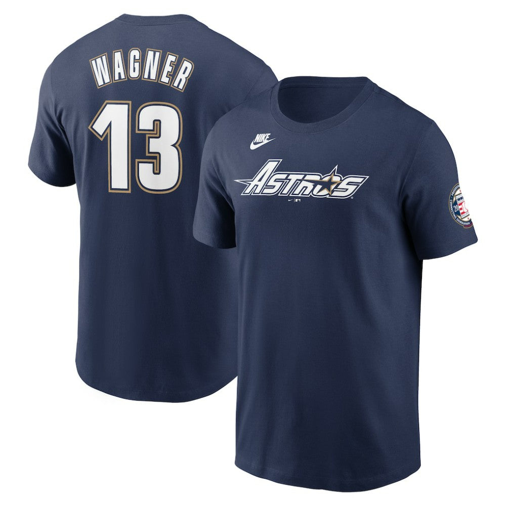 Billy Wagner Houston Astros Nike 2025 National Baseball Hall of Fame Name & Number T-Shirt Outlet