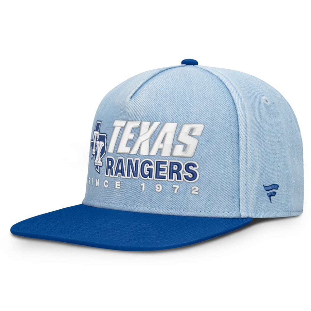 Texas Rangers Fanatics Twinbill Snapback Hat for sale