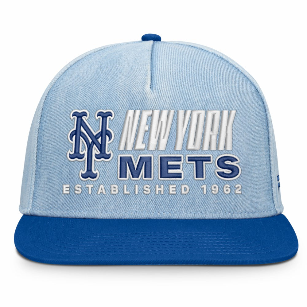 New York Mets Fanatics Twinbill Snapback Hat Outlet