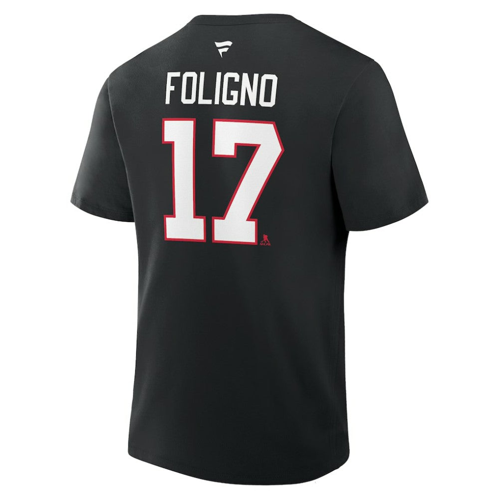 Nick Foligno Chicago Blackhawks Fanatics Authentic Stack Name & Number T-Shirt - Black | Fanatics discount