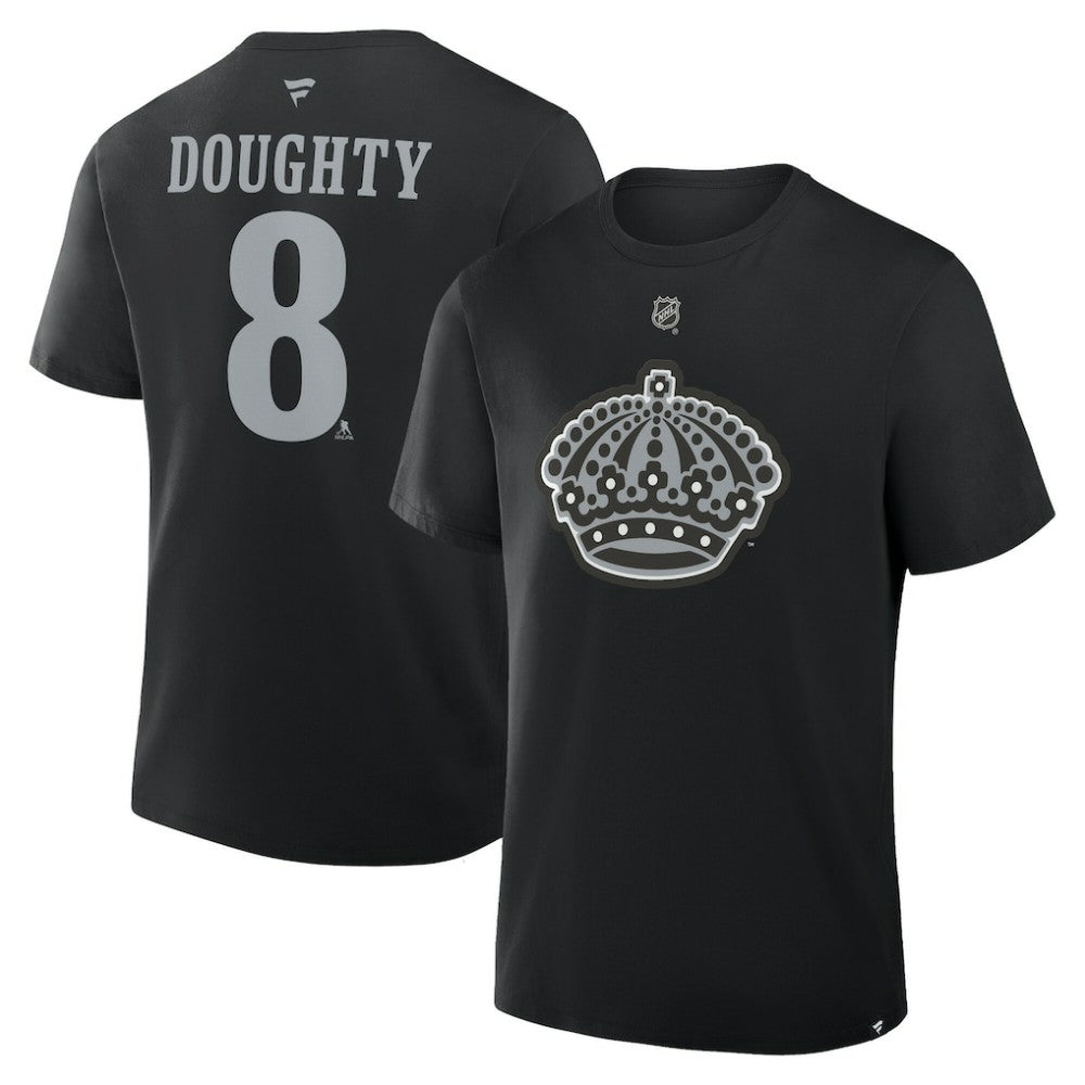 Drew Doughty Los Angeles Kings Fanatics Authentic Stack Name & Number T-Shirt - Black | Fanatics sale