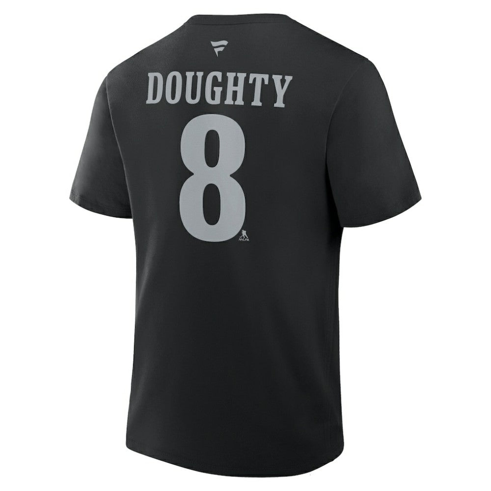 Drew Doughty Los Angeles Kings Fanatics Authentic Stack Name & Number T-Shirt - Black | Fanatics sale