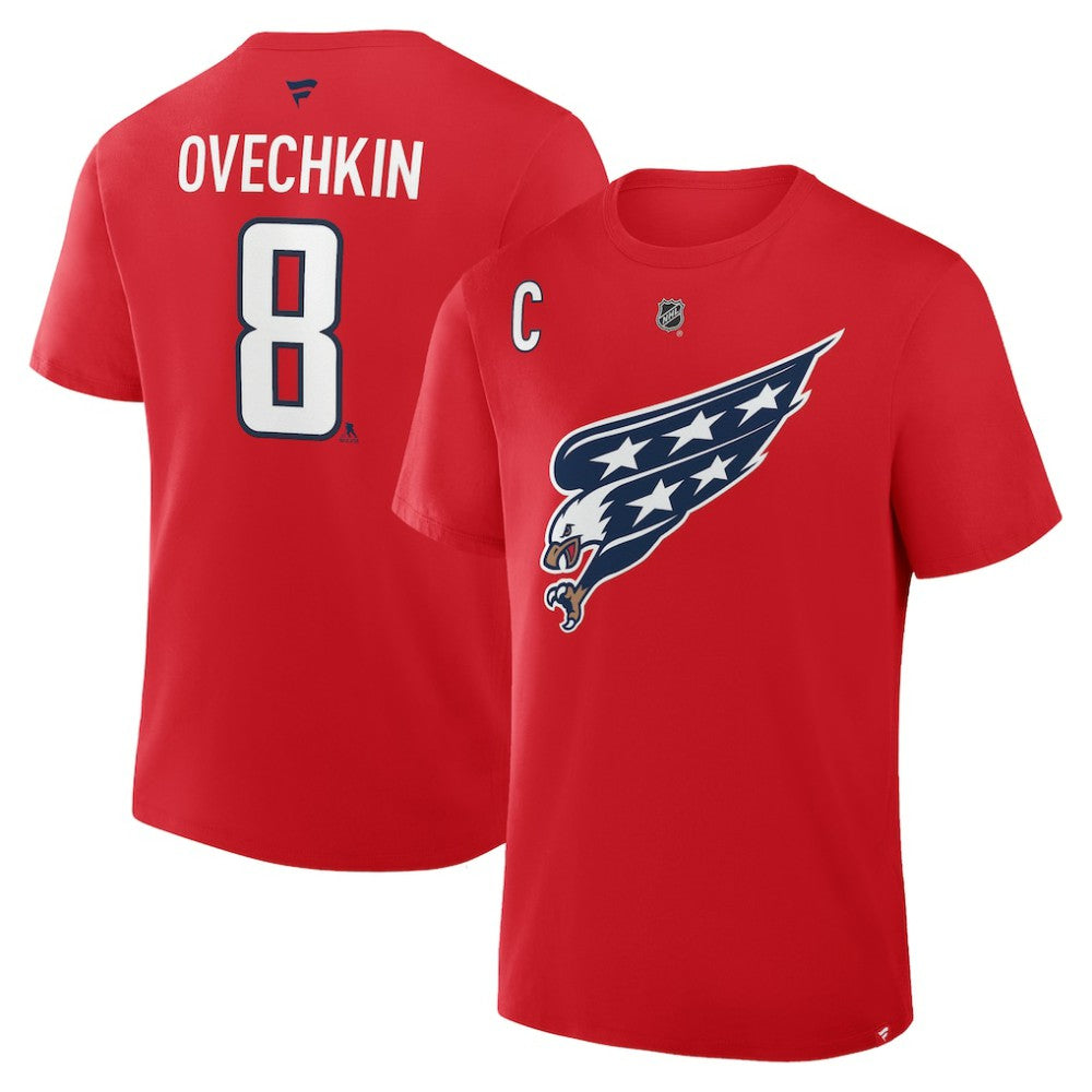 Alexander Ovechkin Washington Capitals Fanatics Authentic Stack Name & Number T-Shirt - Red | Fanatics sale