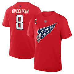 Alexander Ovechkin Washington Capitals Fanatics Authentic Stack Name & Number T-Shirt - Red | Fanatics sale